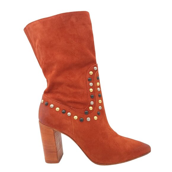 Free People Shoes - NEW Free People Dakota Boots Womens 9 Suede Slouch Boho Chic Hippie Western